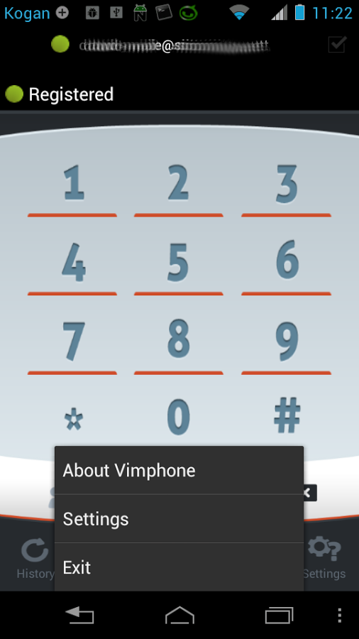 Vimphone (SIP Client)截图4