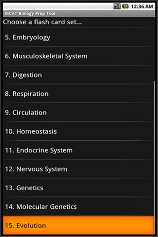 Free MCAT Biology Prep Tool截图5