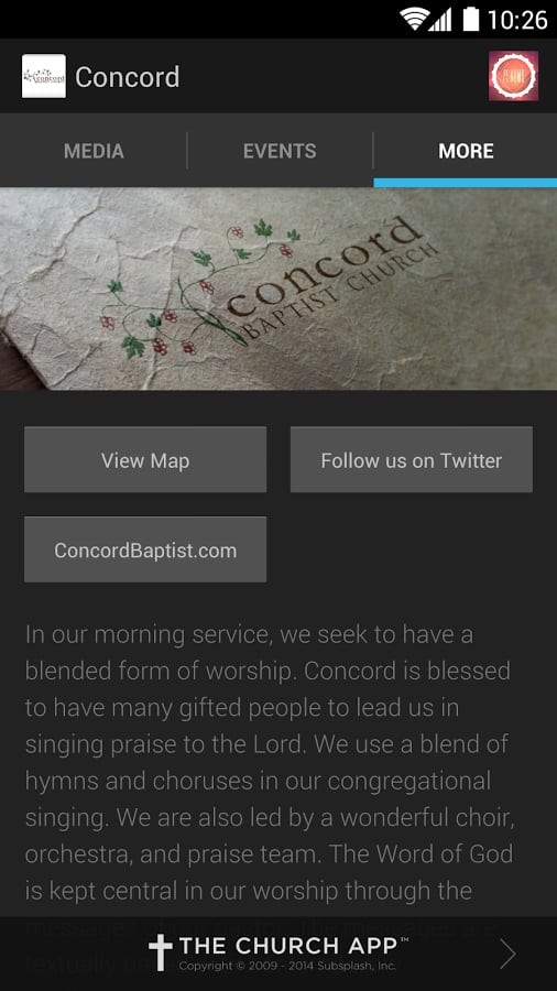 Concord Baptist Church截图2