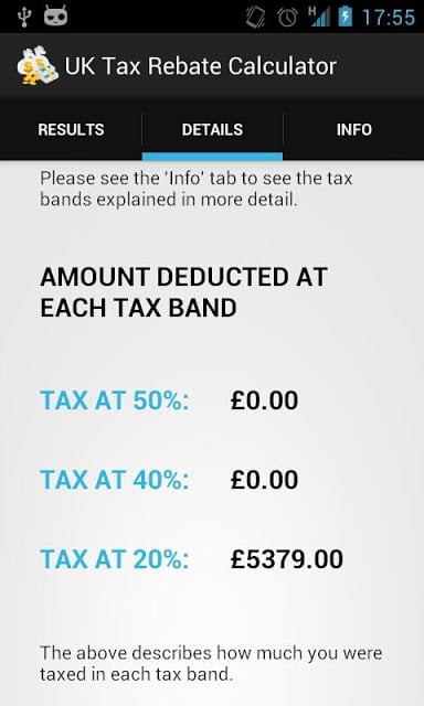 UK Tax Rebate Calculator截图2