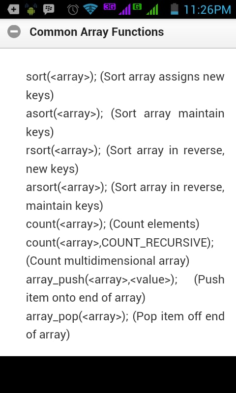 Php Poket Reference截图4