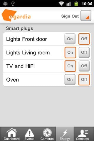 Egardia Alarm System App截图4