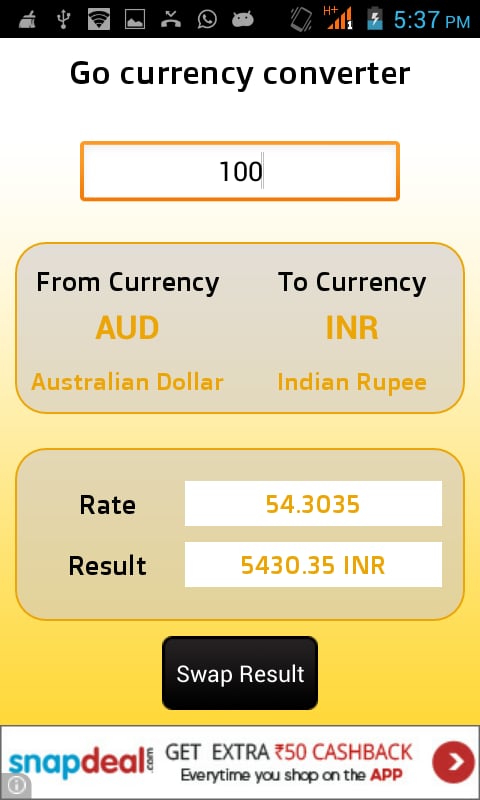 Go currency converter截图3