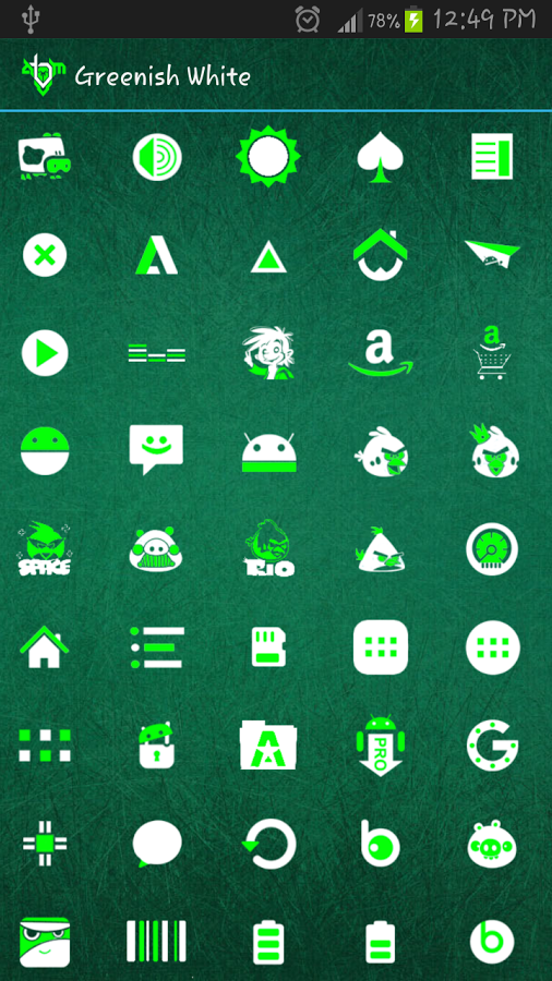 Greenish White Icon Pack截图6