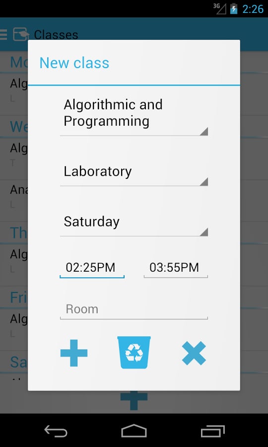 Student Timetable截图6