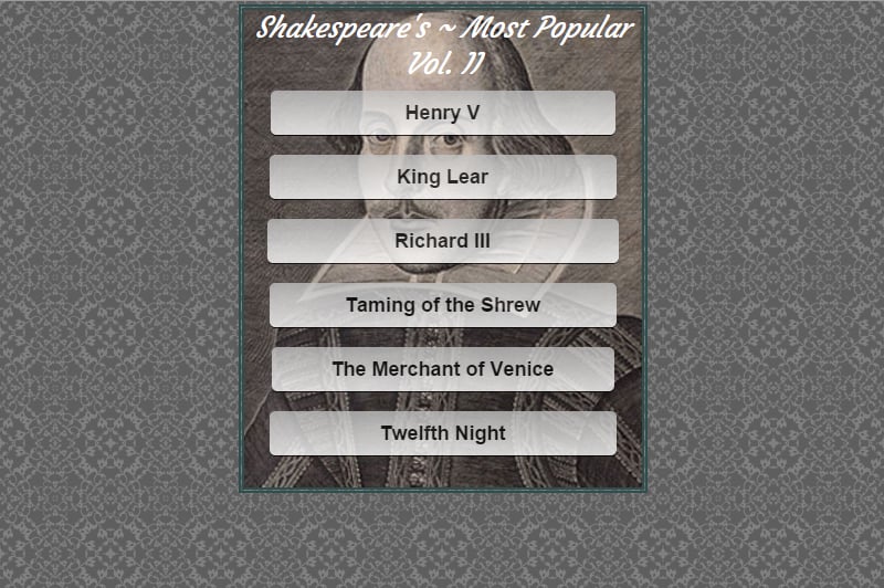 Shakespeare Most Popular...截图6