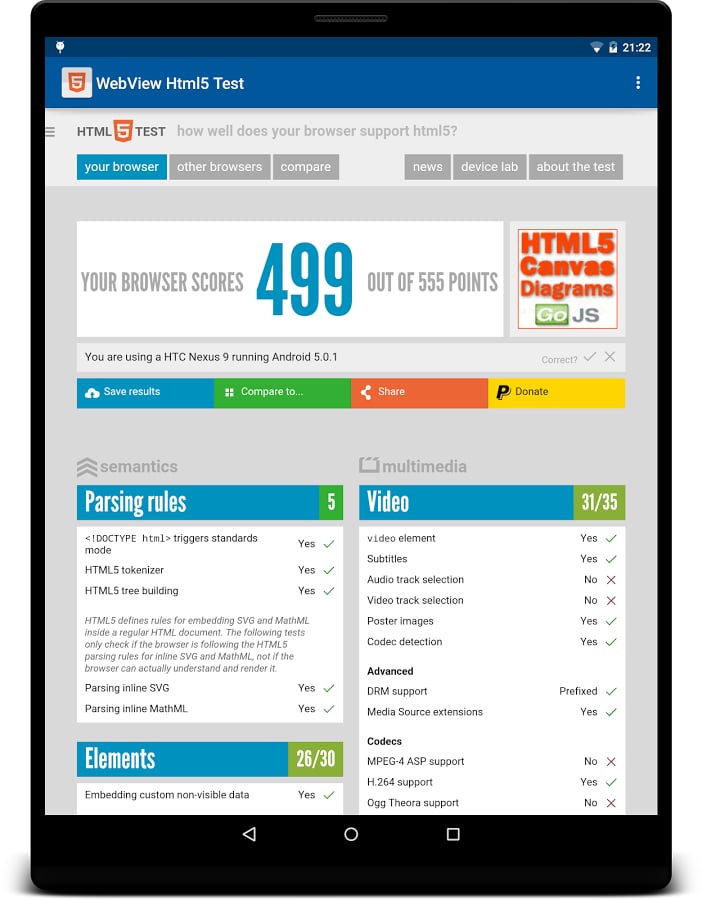 WebView HTML5 Test截图2