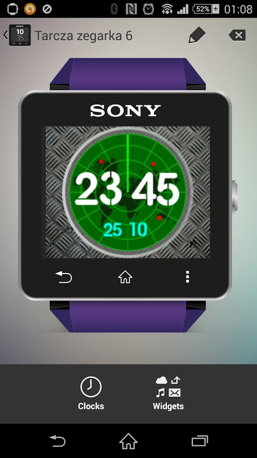 Radar clock Smartwatch 2截图2