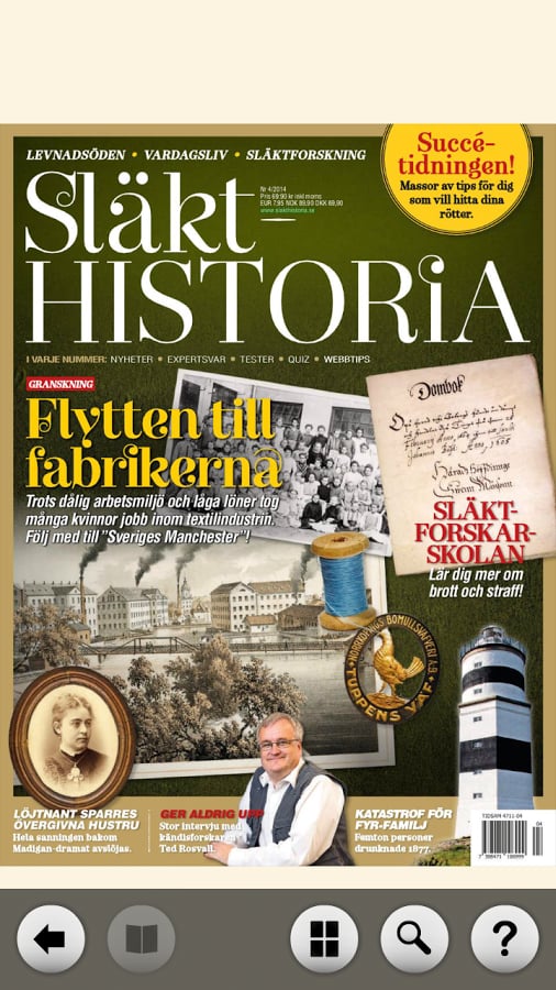 Sl&auml;kthistoria e-tidning截图4