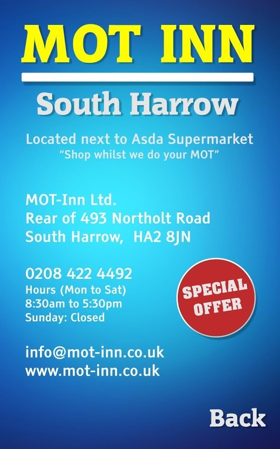 MOT Inn Harrow Car Mechanics截图3