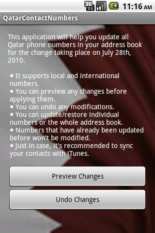 Qatar Contact Numbers截图1