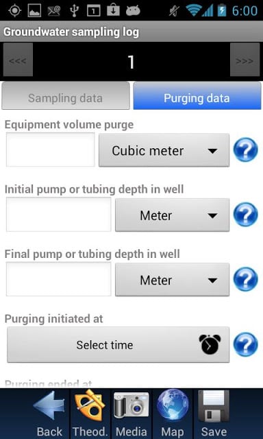 Groundwater sampling log截图3