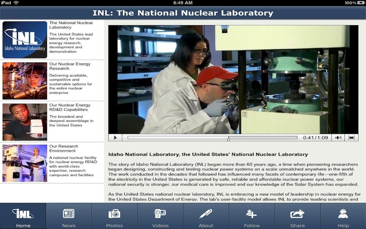 INL Nuclear Research App截图4