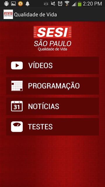 Sesi-SP Qualidade de Vida截图5