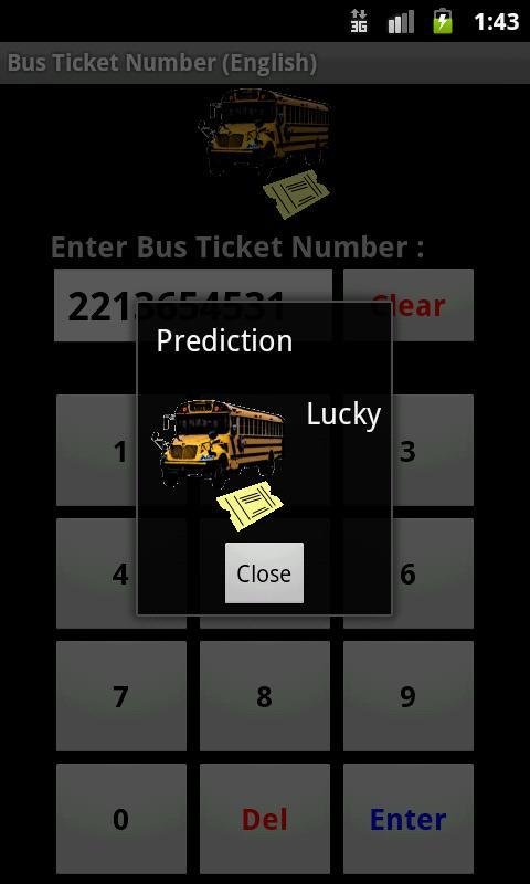 Bus Ticket Number (English)截图4