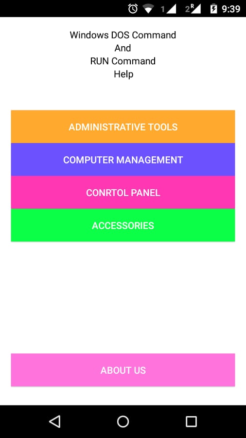 Windows Command Help截图1