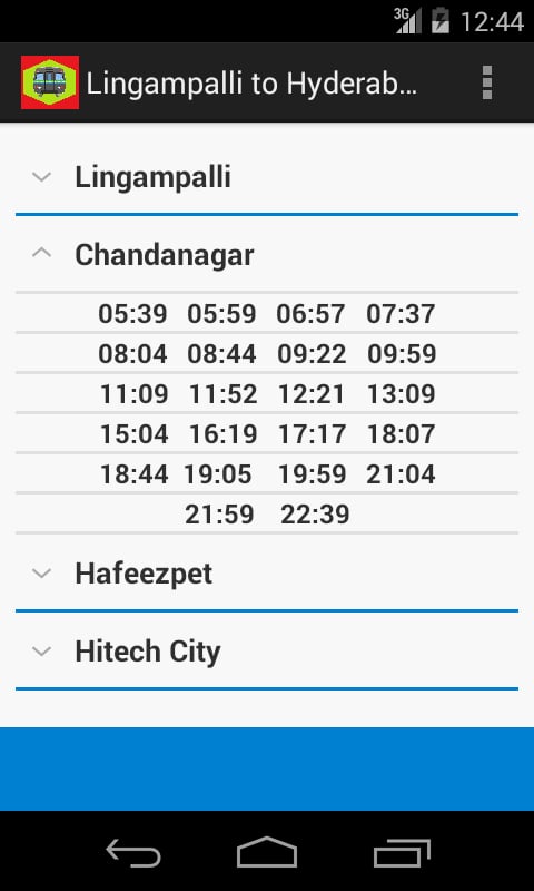 Hyderabad MMTS Timetable截图3