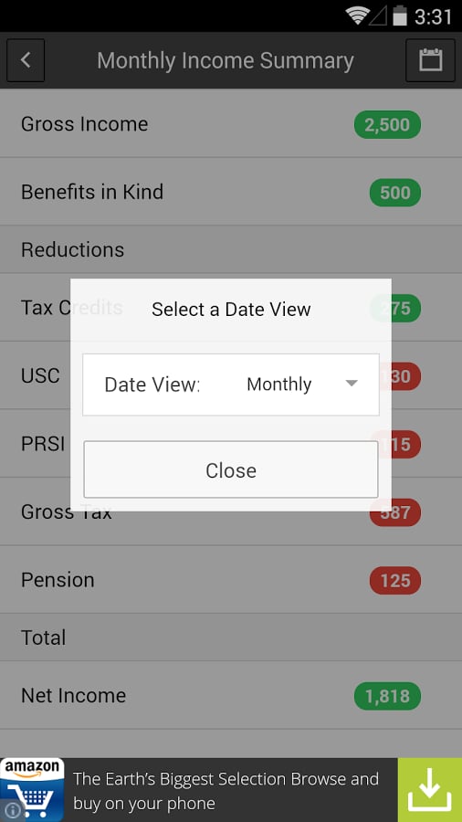 Irish Salary &amp; Tax Calcu...截图11