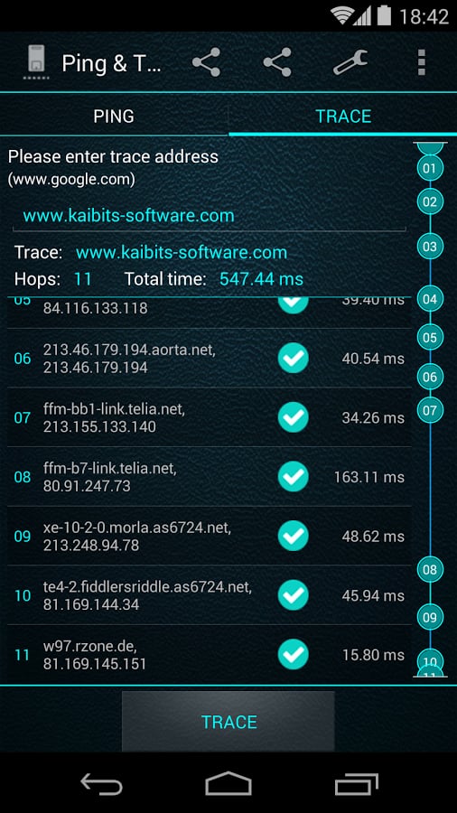 Ping and Trace Pro截图6