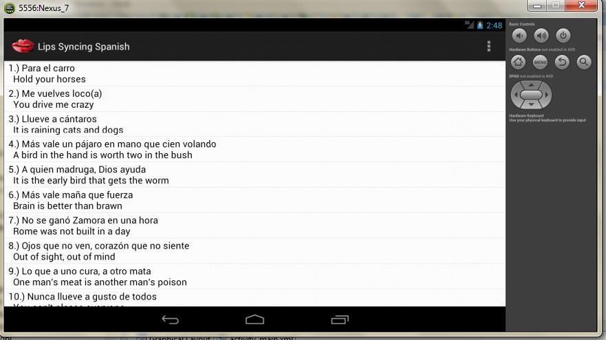 Lips Syncing Spanish Lite截图8