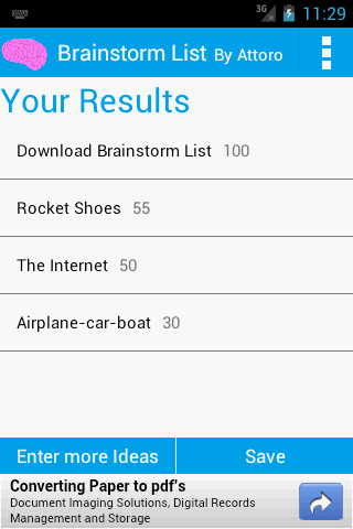 Brainstorm List: Brainstorming截图1