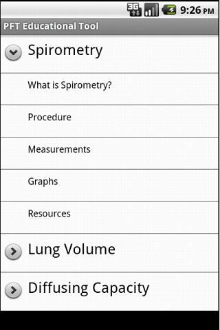 Patient PFT Educational tool截图2