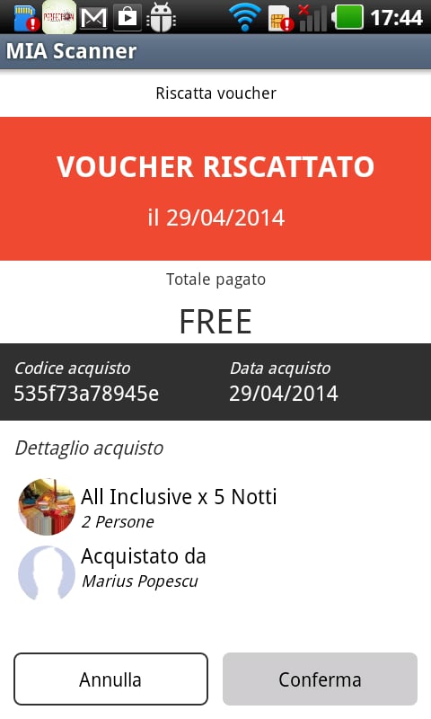 MakeItApp Voucher Scanne...截图3