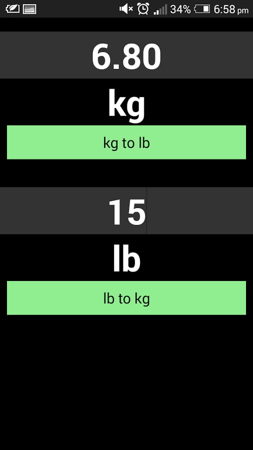 kg to lb to kg截图1