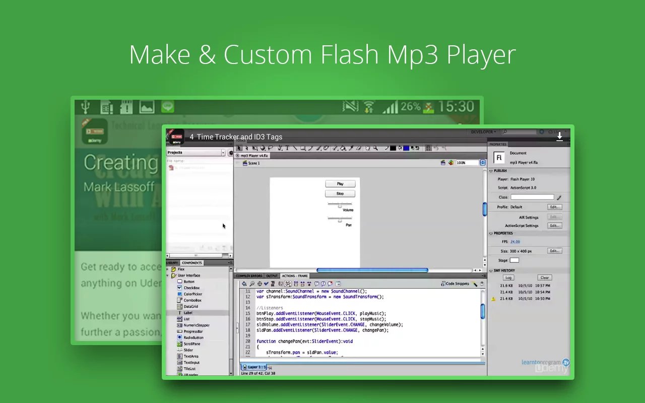 Flash Mp3 Player Tutoria...截图4