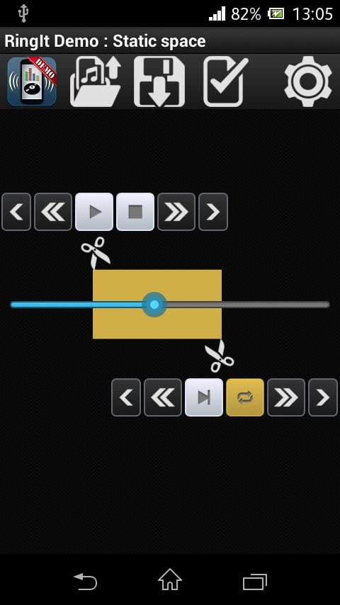 RingIt Demo: Ringtone cr...截图2
