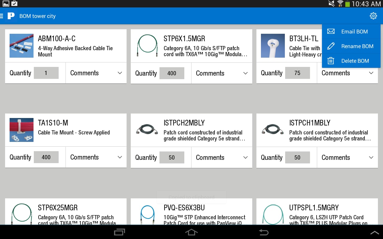 Panduit Select截图1