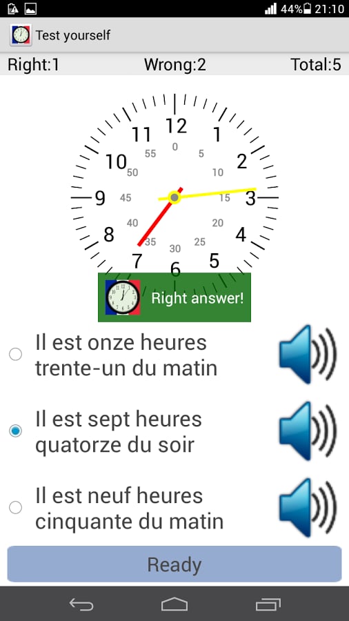 Tell Time in French截图3