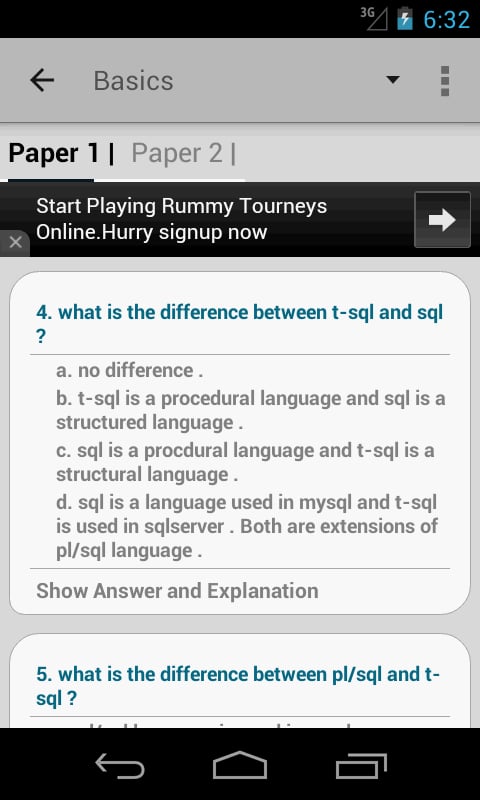 SQL Questions and SQL Qu...截图3