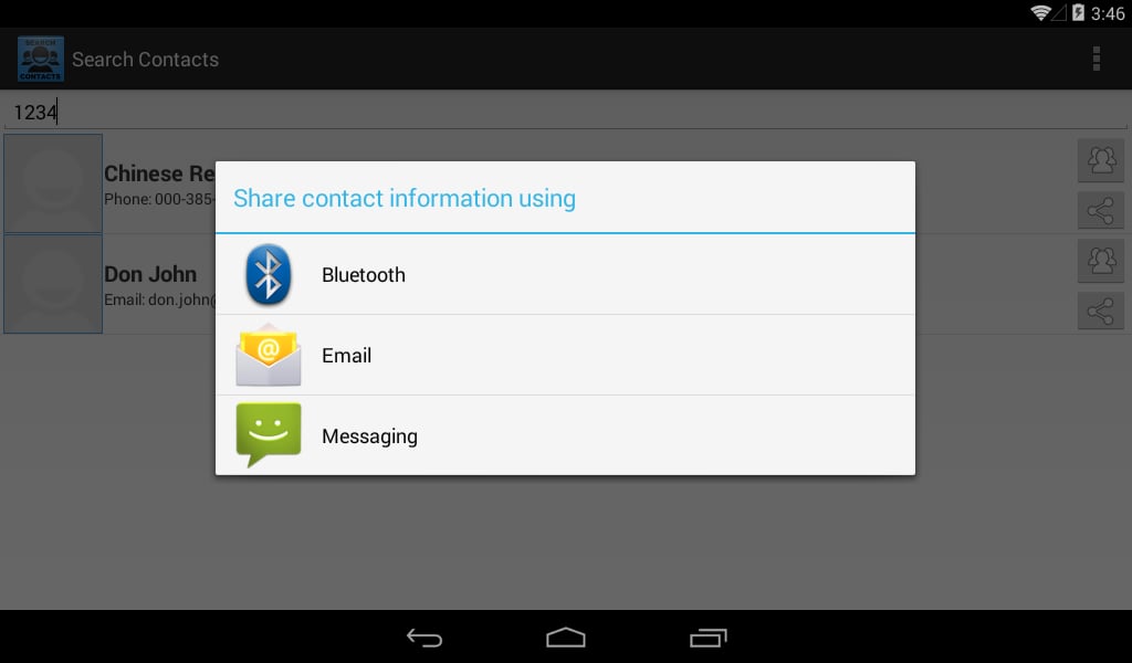 Search Contacts截图4