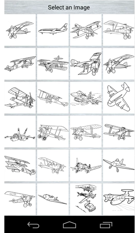 Aircraft Planes Coloring Page截图1