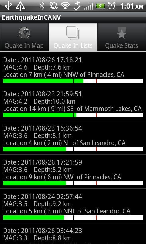 Earthquake California Nevada截图2