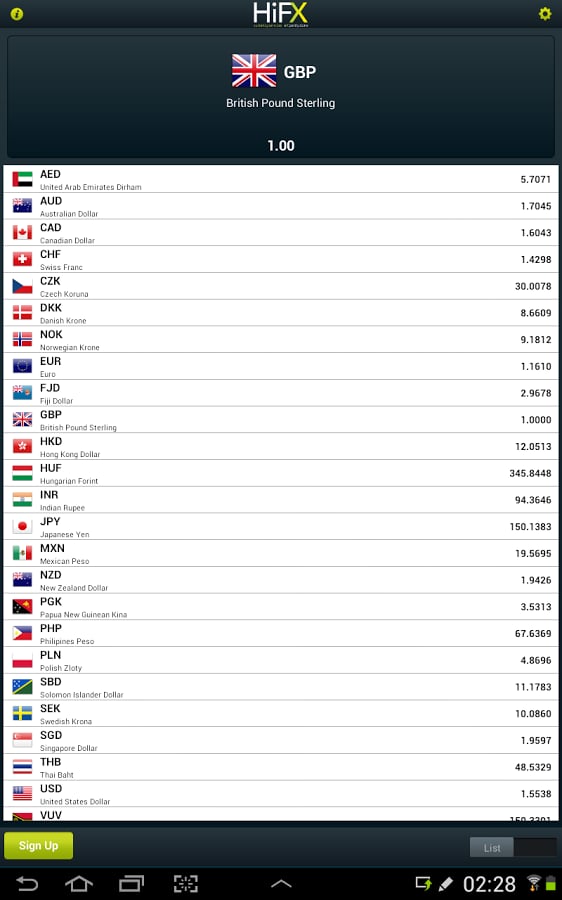 HiFX International Payme...截图1