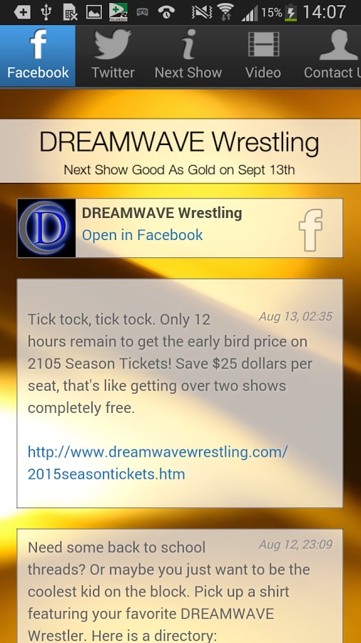 DREAMWAVE Wrestling App截图4