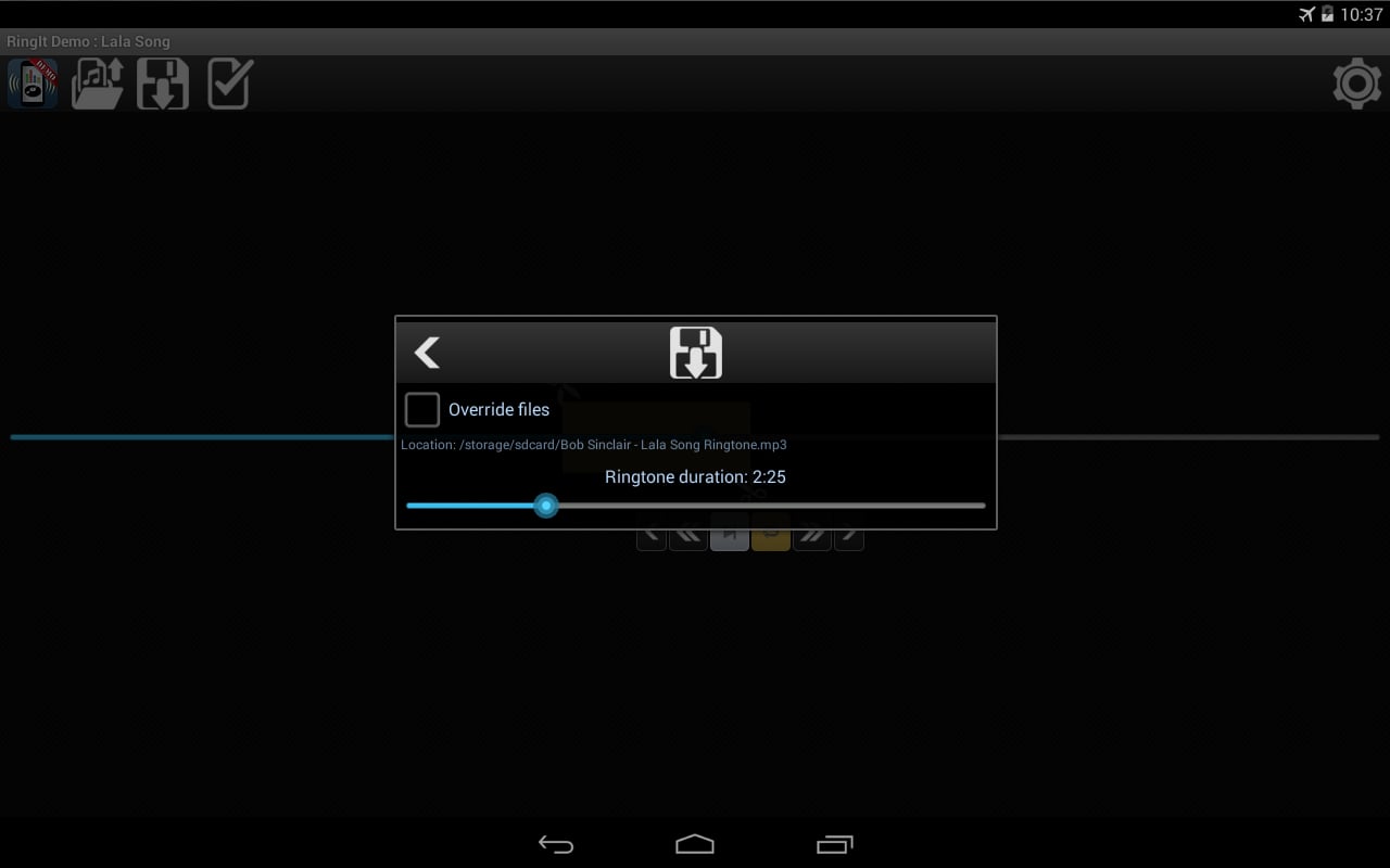 RingIt Demo: Ringtone cr...截图6