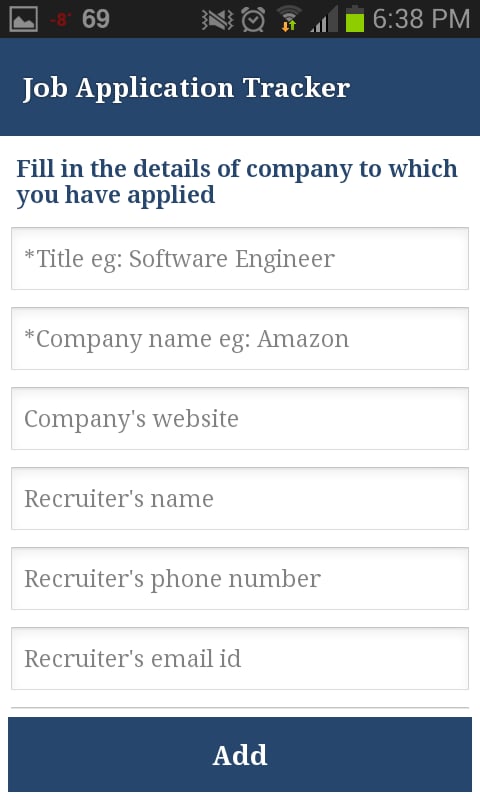 Job Application Tracker截图6