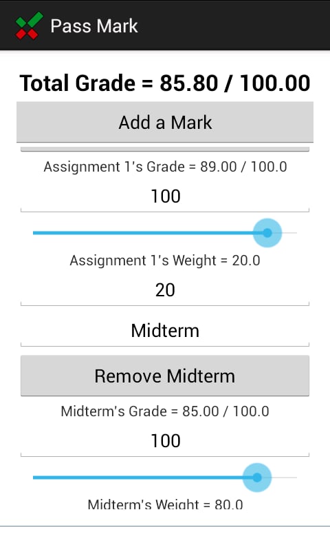 Pass Mark Grade Calculat...截图2