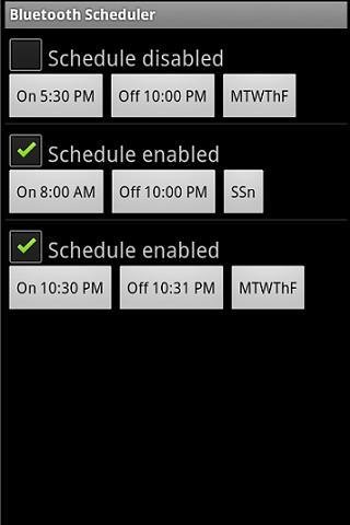 Bluetooth Scheduler截图2