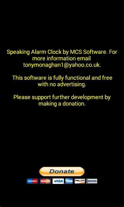 Speaking Alarm Clock截图3