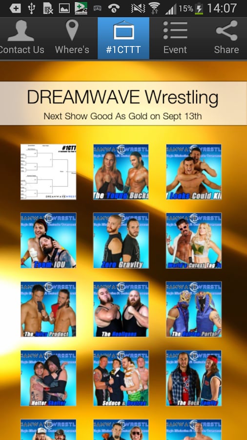 DREAMWAVE Wrestling App截图5