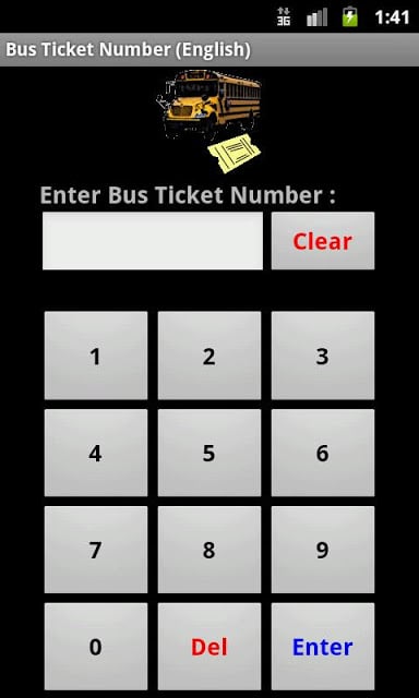 Bus Ticket Number (English)截图1