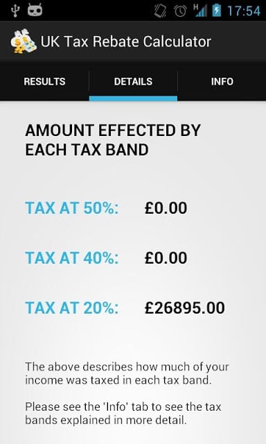 UK Tax Rebate Calculator截图8