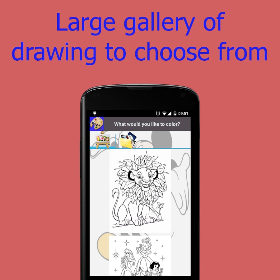 Cartoons Colouring pages截图3