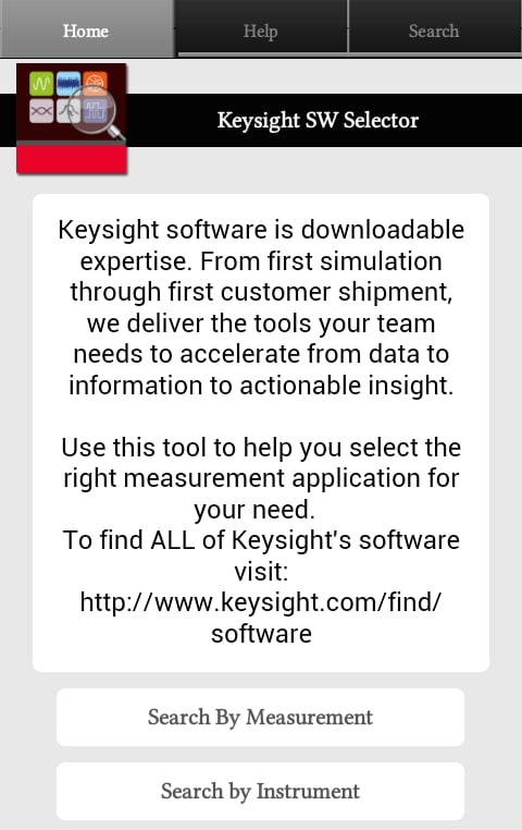 Keysight SW Selector截图2