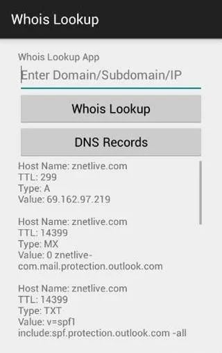 Whois Lookup Tool截图2