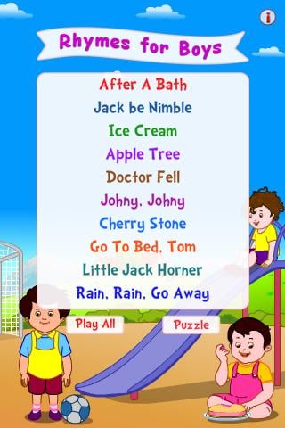 Rhymes for Boys截图2